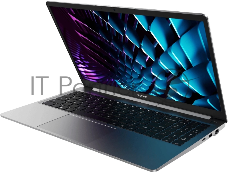 Ноутбук Tecno MegaBook K15SDA Ryzen 7 5825U 16Gb SSD1Tb AMD Radeon Graphics 15.6 IPS FHD (1920x1080) Windows 11 Home grey WiFi BT Cam 6060mAh (71005000258)