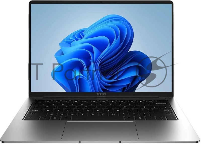 Ноутбук Tecno MegaBook T14FA Air Ryzen 5 7535HS 16Gb SSD1Tb AMD Radeon Graphics 14.1 IPS WUXGA (1920x1200) Windows 11 Home grey WiFi BT Cam 6460mAh (71003300543)