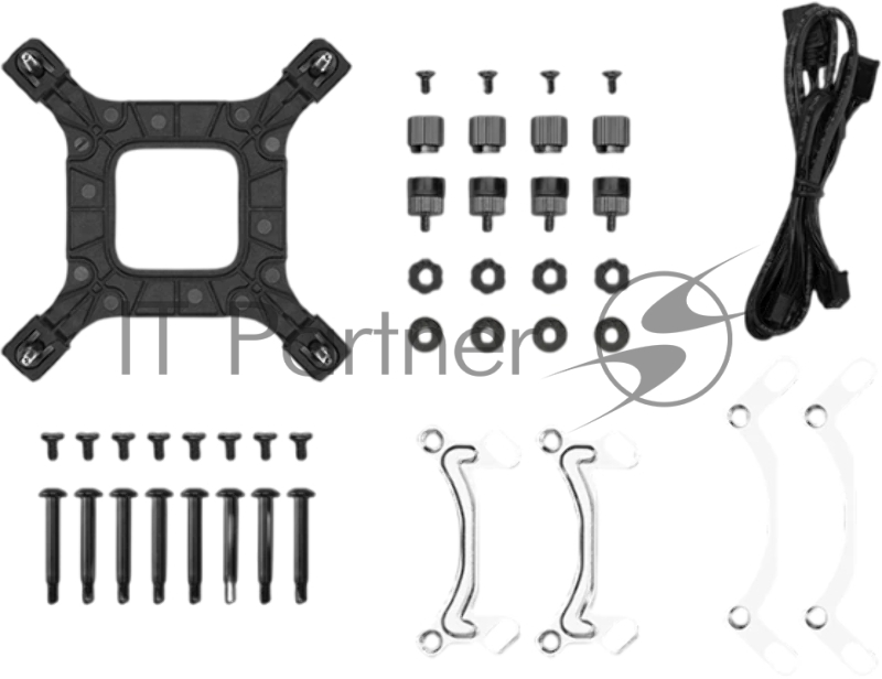 Система водяного охлаждения Deepcool LE360 V2 Zero Dark Soc-AM5/AM4/1200/1700/1851 черный 4-pin 19-31.6dB Al 250W 1632gr Ret (R-LE360ZERO-BKLNMD-G-1)