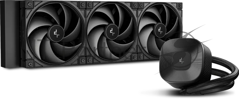 Система водяного охлаждения Deepcool LE360 V2 Zero Dark Soc-AM5/AM4/1200/1700/1851 черный 4-pin 19-31.6dB Al 250W 1632gr Ret (R-LE360ZERO-BKLNMD-G-1)
