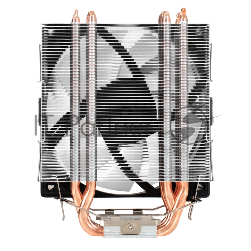 Кулер ExeGate Wizard EXX600-PWM.FRGB (Al+Cu, 6 тепл.трубки, LGA775/1150/1151/1155/1156/120 TDP 180W, Fan 120mm PWM, 800-2400RPM, Hydro bearing, 4pin, 11-24db, 540г, FRGB подсветка, с термопаст