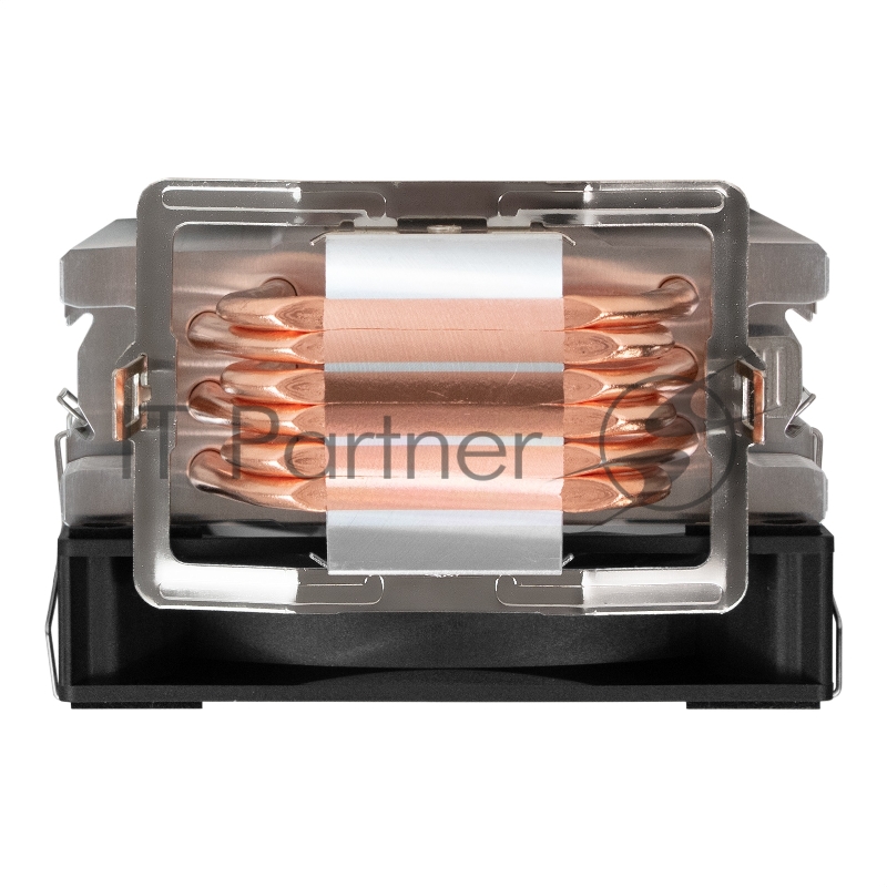 Кулер ExeGate Wizard EXX600-PWM.FRGB (Al+Cu, 6 тепл.трубки, LGA775/1150/1151/1155/1156/120 TDP 180W, Fan 120mm PWM, 800-2400RPM, Hydro bearing, 4pin, 11-24db, 540г, FRGB подсветка, с термопаст