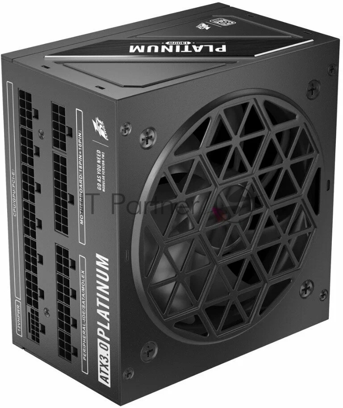 Блок питания 1STPLAYER NGDP Platinum 1300W Black, 1300Вт, 80 PLUS Platinum, 120мм, модульный, черный