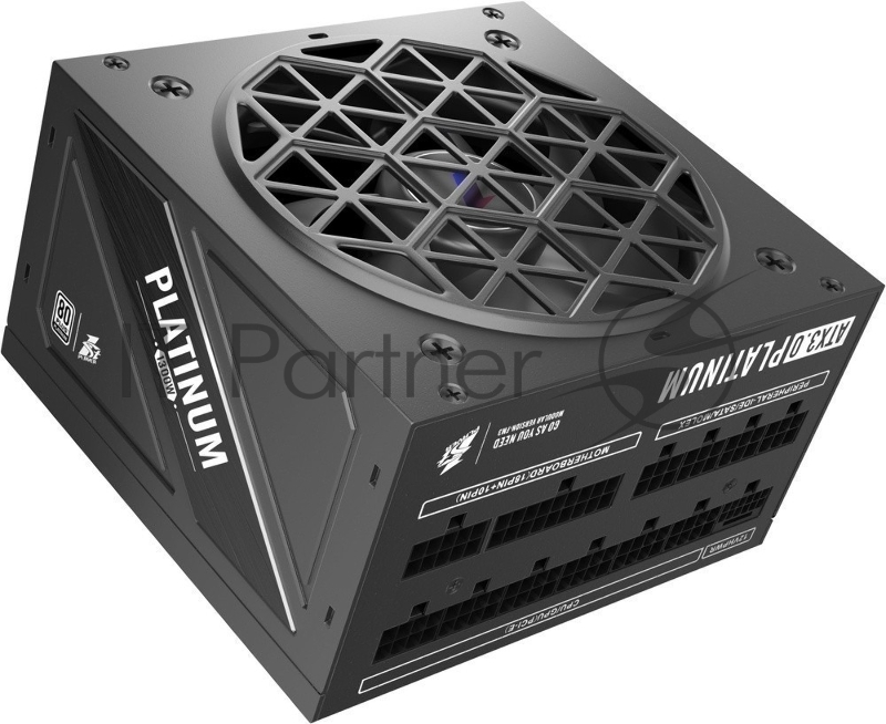 Блок питания 1STPLAYER NGDP Platinum 1300W Black, 1300Вт, 80 PLUS Platinum, 120мм, модульный, черный