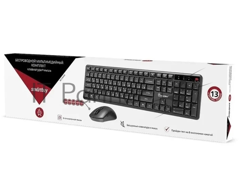 Комплект клавиатура+мышь Smartbuy (SBC106AGK) 106AG, черный