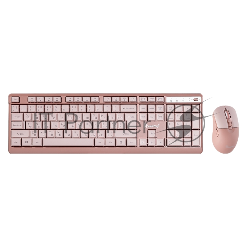 Комплект клавиатура+мышь SmartBuy (SBC108AGP) 108AG, розовый