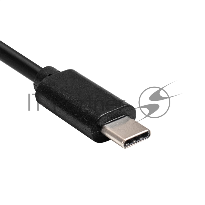 USB-Хаб (концентратор) 4-в-1 ExeGate DUB-211C (кабель-адаптер USB3.0 Type-C --> 2xUSB2.0, 1xUSB3.0 (5GB/s), Type-C DATA (480MB/s), Plug&Play, черный)