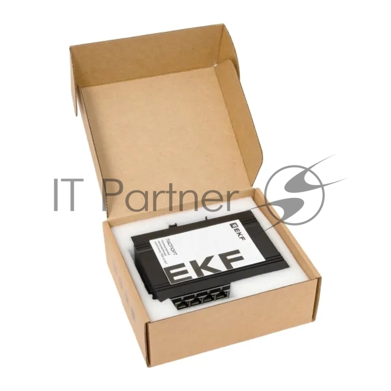 Коммутатор неуправляемый промышленный U-16T 16 портов 10/100Base-T(X) RJ45 монтаж на DIN-рейку TSX EKF TSX-U-16T