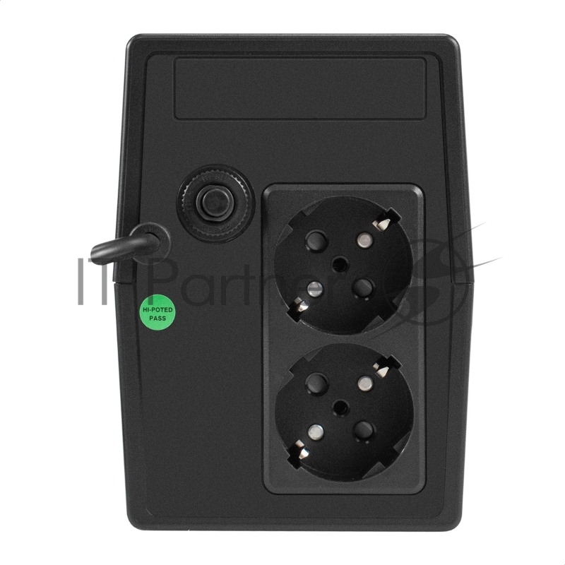 Источник бесперебойного питания ExeGate Power NB-800.LED.AVR.2SH (800VA/480W, LED, AVR, 2*Schuko, батарея 12V 9Ah, Black)