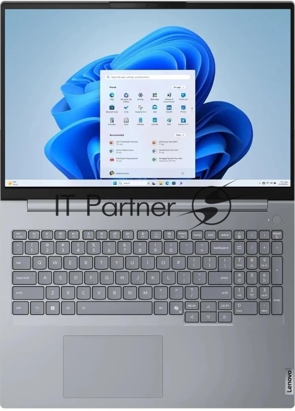 Ноутбук Lenovo ThinkBook 16 G8 IAL Intel Core Ultra 5 225U 2400MHz/16/1920x1200/16GB/512GB SSD/Intel Graphics/Wi-Fi/Bluetooth/Windo 11 Pro (21SK001VUE_Win11P) Grey