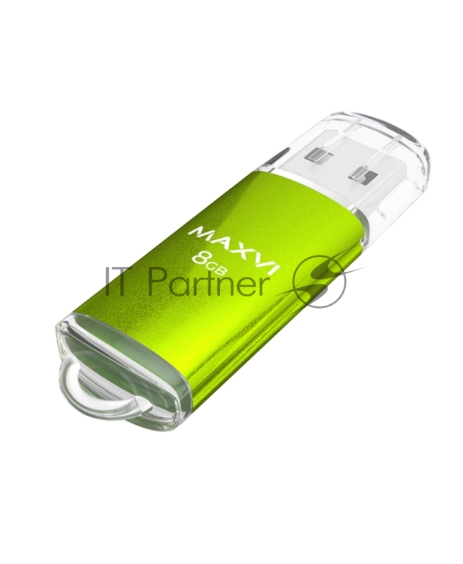 Флешка USB Maxvi MP 8GB green (FD8GBUSB20C10MP)