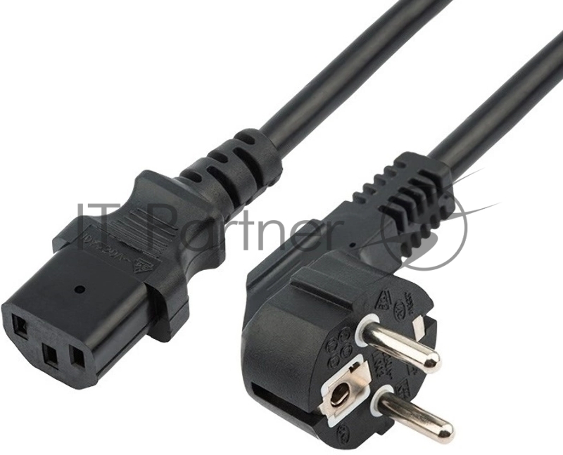 Шнур сетевой Rexant СЕЕ 7/7 (Schuko) – IEC 320 C13 3x0,75мм², длина 0,6м