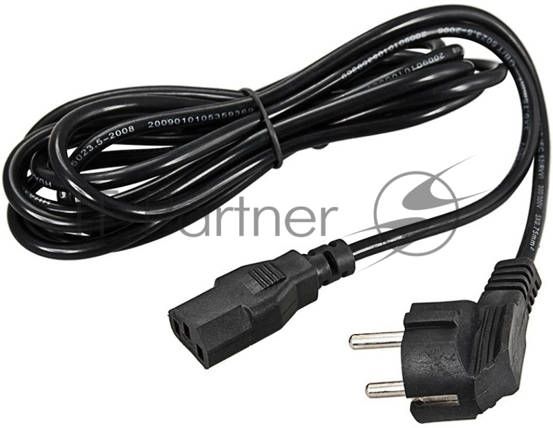 Шнур сетевой Rexant СЕЕ 7/7 (Schuko) – IEC 320 C13 3x1,0мм², длина 0,6м