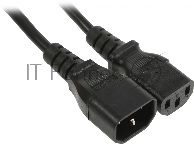 Шнур сетевой Rexant IEC 320 C13 – IEC 320 C14 3x0,75мм², длина 0,6м