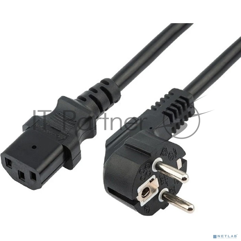 Шнур сетевой Rexant СЕЕ 7/7 (Schuko) – IEC 320 C13 3x0,75мм², длина 3м