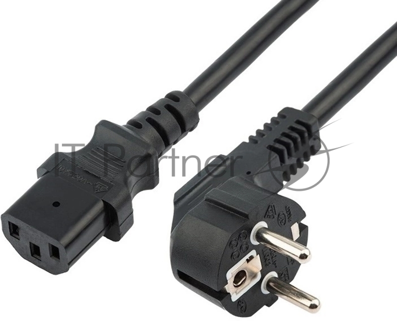 Шнур сетевой Rexant СЕЕ 7/7 (Schuko) – IEC 320 C13 3x0,75мм², длина 1,2м