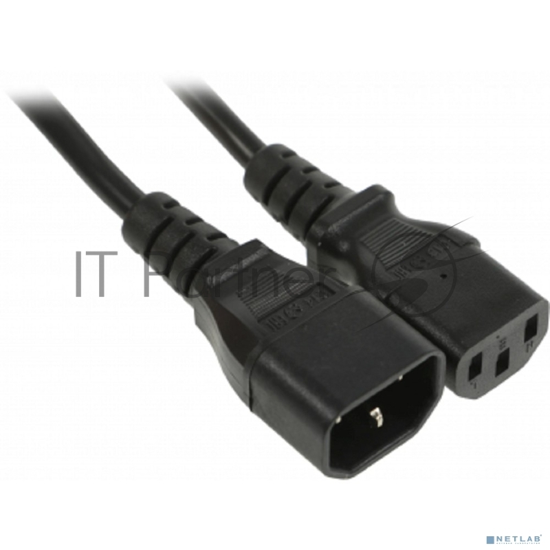 Шнур сетевой Rexant IEC 320 C13 – IEC 320 C14 3x0,75мм², длина 1,8м