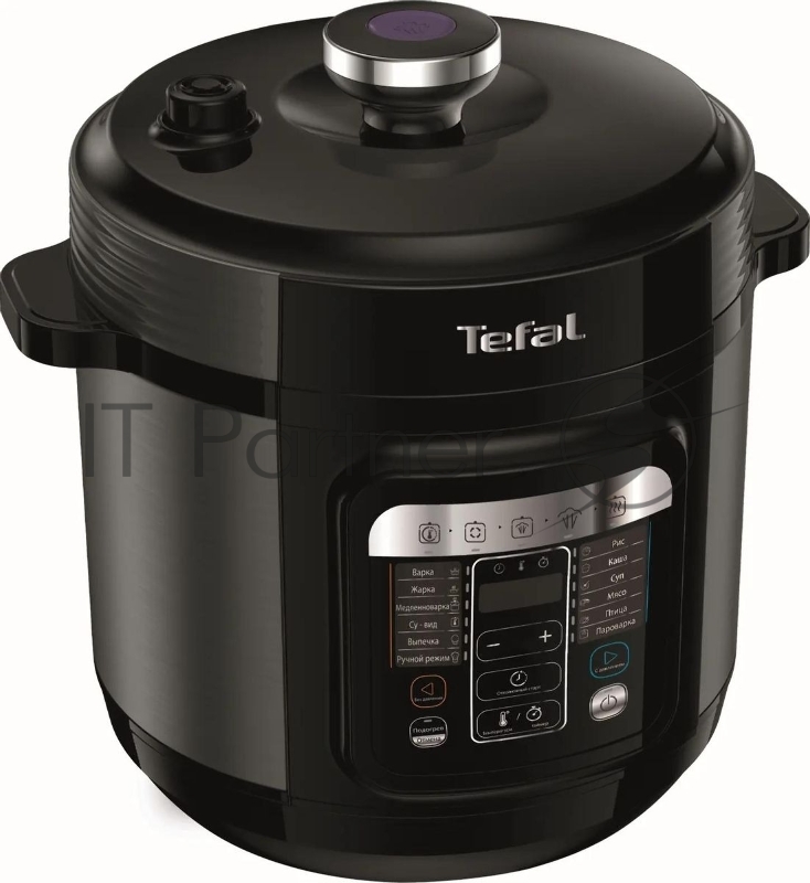 Мультиварка-скороварка Tefal CY601832, 1000Вт, черный