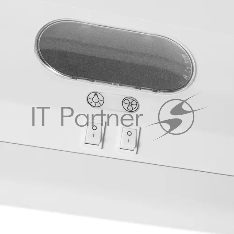 Вытяжка каминная Elikor Сатурн 60П-180-В1Л белый/золотистый, 60 см, 180 куб. м/ч, 48 дБ