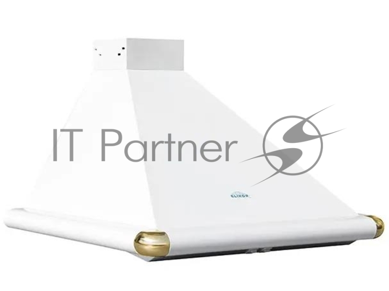 Вытяжка каминная Elikor Сатурн 60П-180-В1Л белый/золотистый, 60 см, 180 куб. м/ч, 48 дБ