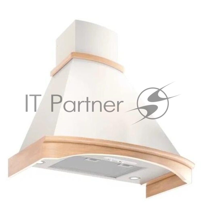 Вытяжка каминная Elikor Folk 90П-650-П3Д бежевый, 90 см, 650 куб. м/ч, 56 дБ