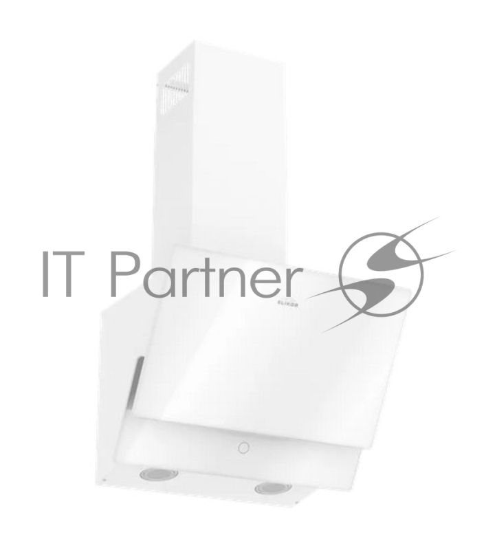 Вытяжка наклонная Elikor Vertex WH 50 белый, 50 см, 750 куб. м/ч, 56 дБ