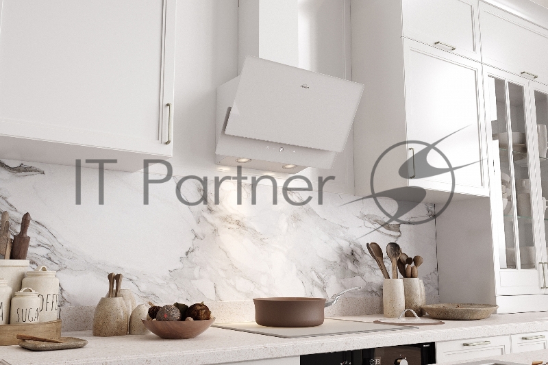 Вытяжка наклонная Elikor Vertex WH 50 белый, 50 см, 750 куб. м/ч, 56 дБ