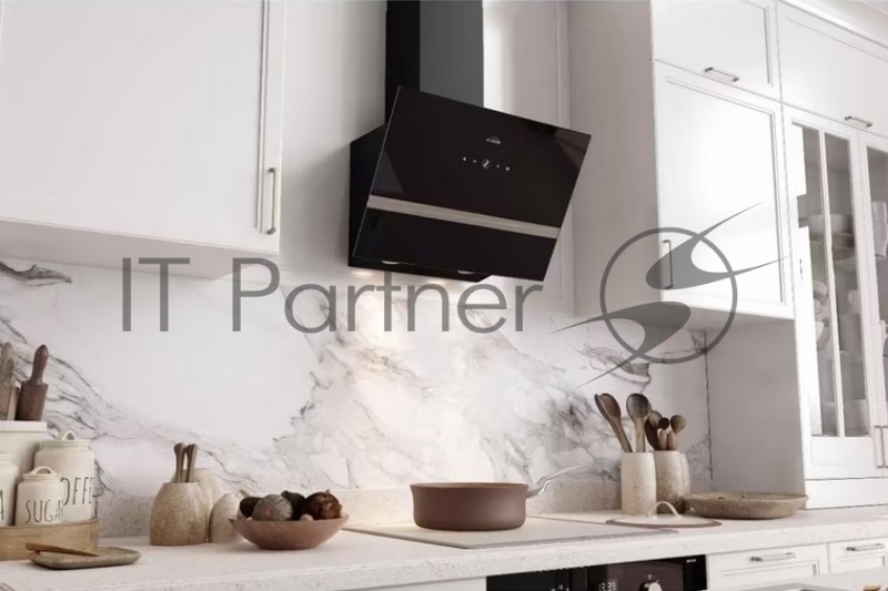 Вытяжка наклонная Elikor Rise BK 50 черный, 50 см, 750 куб. м/ч, 56 дБ