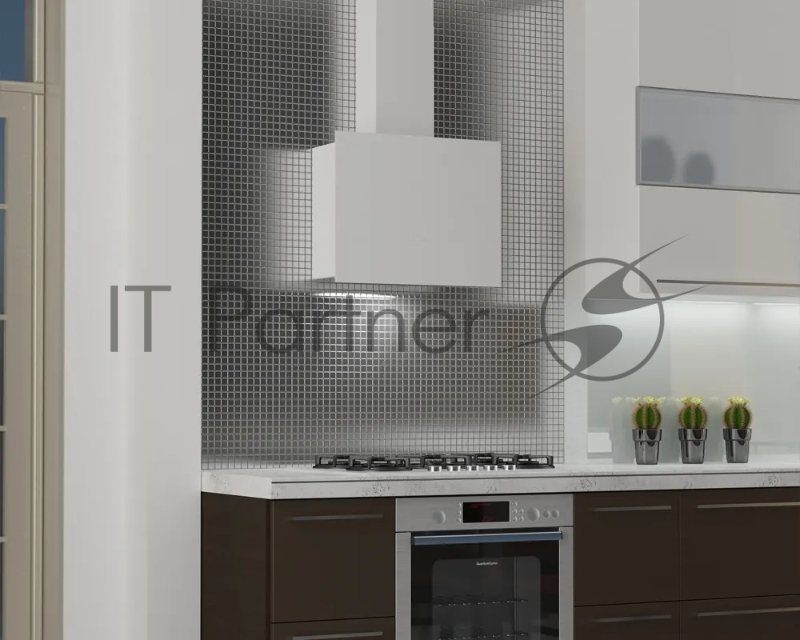 Вытяжка каминная Elikor Метеорит 60П-700-Э4Д белый, 60 см, 700 куб. м/ч, 52 дБ