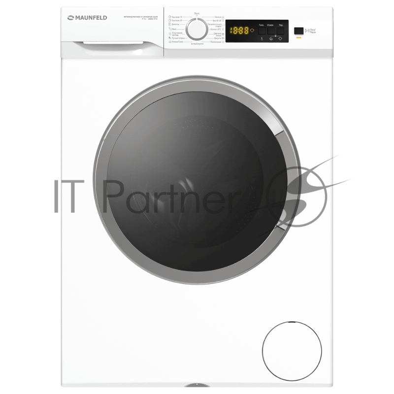 Стиральная машина с инвертором и паром MAUNFELD MFWM127WH100 ST INVERTER SLIM