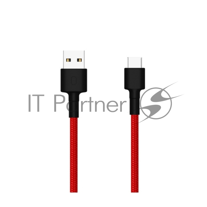 Кабель USB Xiaomi Mi Braided USB Type-C Cable SJX10ZM 100см красный