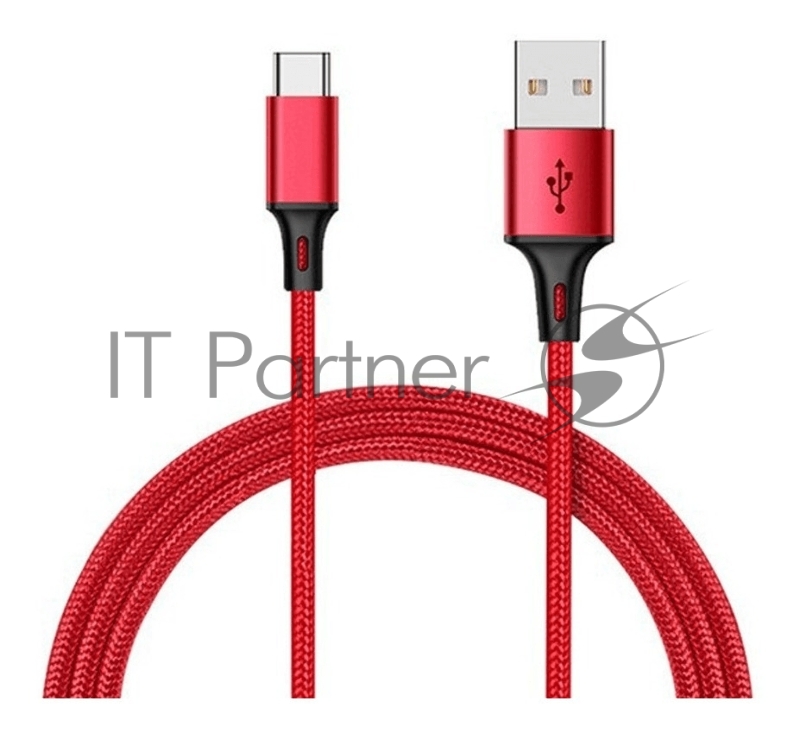 Кабель USB Xiaomi Mi Braided USB Type-C Cable SJX10ZM 100см красный