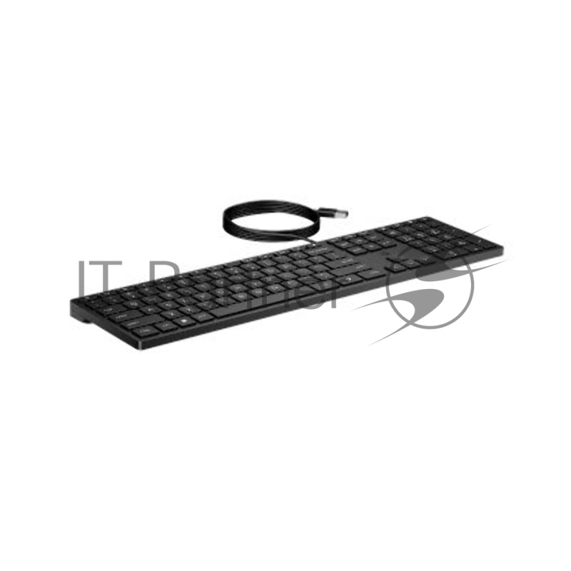 клавиатура проводная Keyboard HP Wired Desktop 320K black (Halley) - RUSS