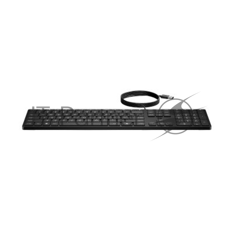 клавиатура проводная Keyboard HP Wired Desktop 320K black (Halley) - RUSS