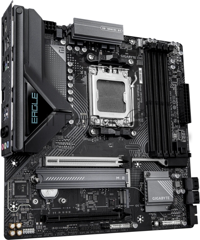 Материнская плата Gigabyte B850M EAGLE WIFI6E Socket AM5 AMD B850 4xDDR5 mATX AC`97 8ch(7.1) 2.5Gg RAID+HDMI+DP