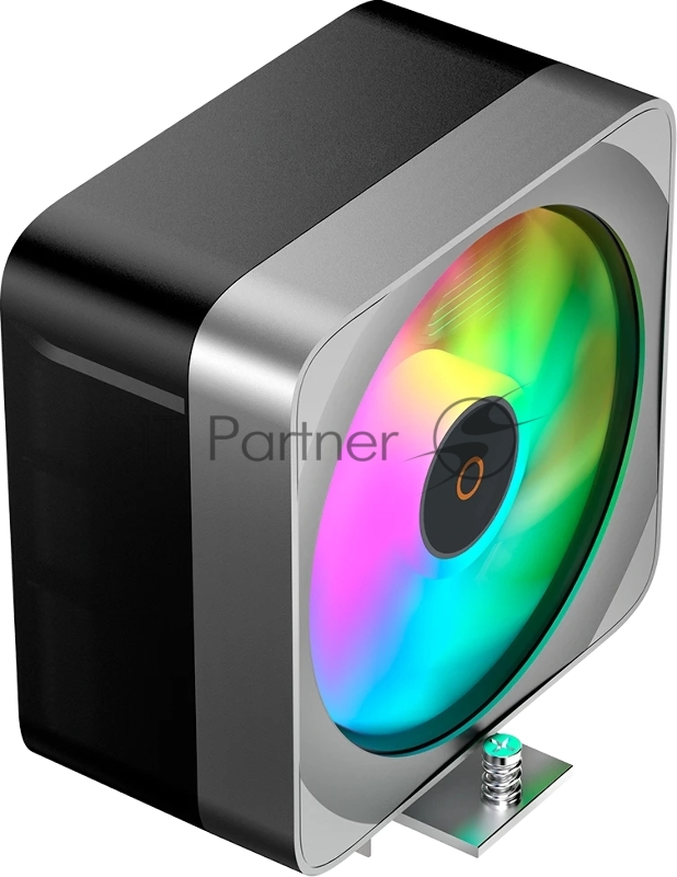 Кулер для процессора Ocypus Delta A40 EX BK ARGB, 120mm ARGB FAN, 4 HEAT PIPES, 4-PIN PWM, 500-1800 RPM, 29DBA, HYDRO BEARING, LGA115X/1200/1700/18XX, AM4/AM5