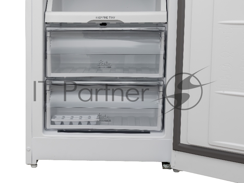 Холодильник Hotpoint HT 5200 C W белый двухкамерный 240/83л морозилка снизу, No Frost