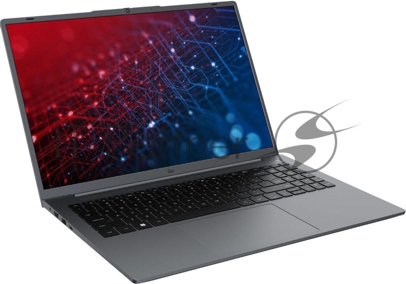 Ноутбук IRU Tactio 16ALB Core i5 1235U 16Gb SSD512Gb Intel UHD Graphics 16 IPS FHD (1920x1080) Windows 11 Pro grey WiFi BT Cam 4830mAh (2110204)
