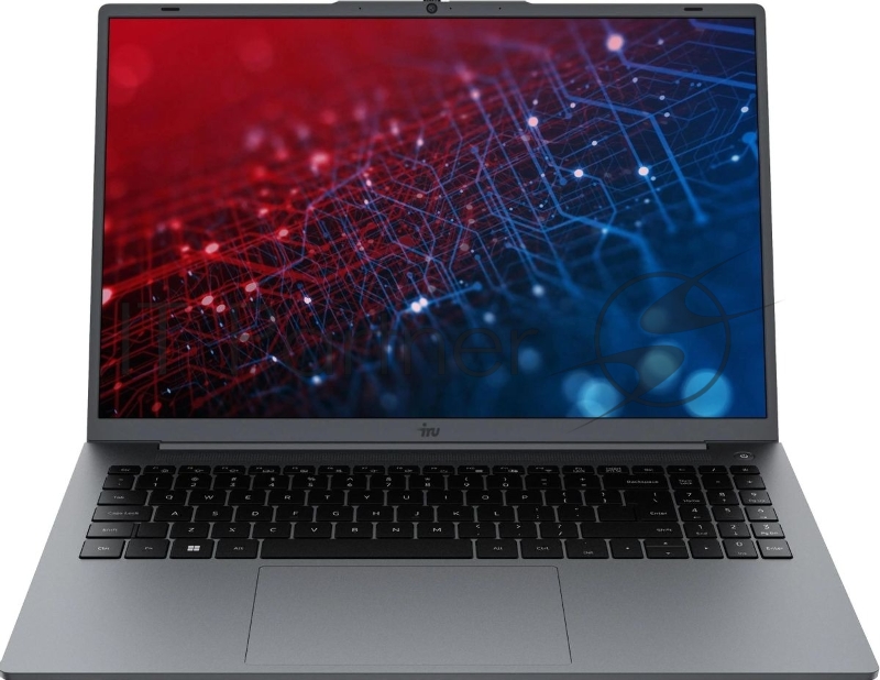 Ноутбук IRU Tactio 16ALB Core i5 1235U 16Gb SSD512Gb Intel UHD Graphics 16 IPS FHD (1920x1080) Windows 11 Pro grey WiFi BT Cam 4830mAh (2110204)