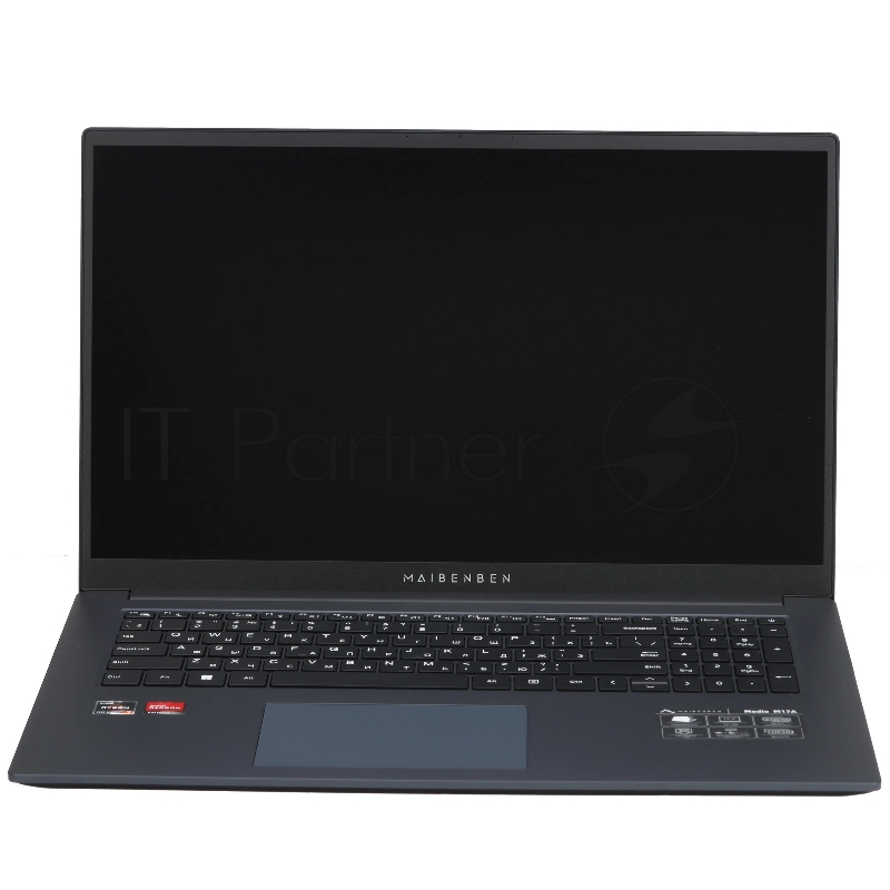 Ноутбук Maibenben M17A-R574UM 17.3 FHD IPS, AMD R5-7430U, 16Gb, 512Gb SSD, Linux, синий (мышка + коврик)