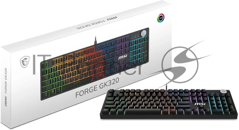 Клавиатура MSI GAMING RU FORGE GK320 RED