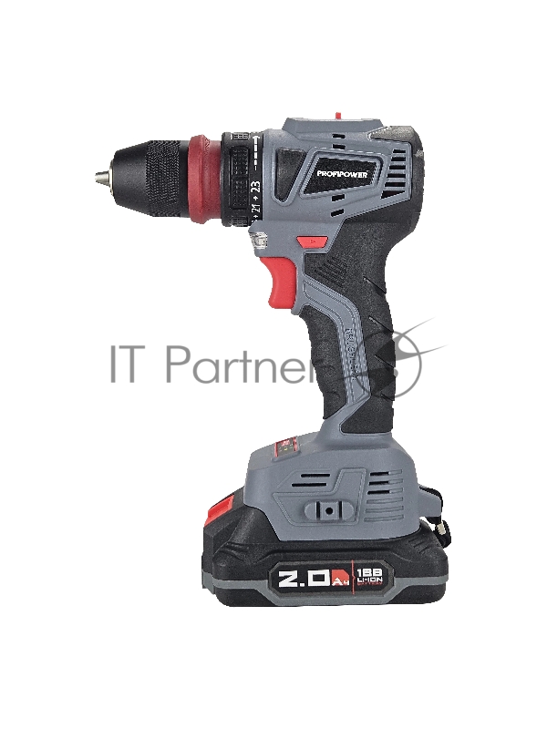 Аккумуляторный бесщеточный шуруповерт ProfiPower MKBL-18BM (Li-ion-2шт, 18В-2.0А·ч, съемный патрон, З/У, 0,8-10мм, кейс)