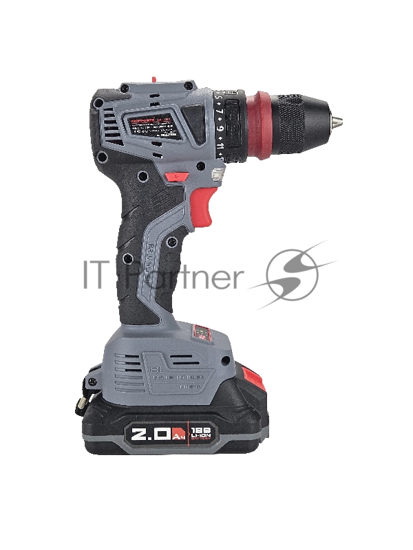 Аккумуляторный бесщеточный шуруповерт ProfiPower MKBL-18BM (Li-ion-2шт, 18В-2.0А·ч, съемный патрон, З/У, 0,8-10мм, кейс)