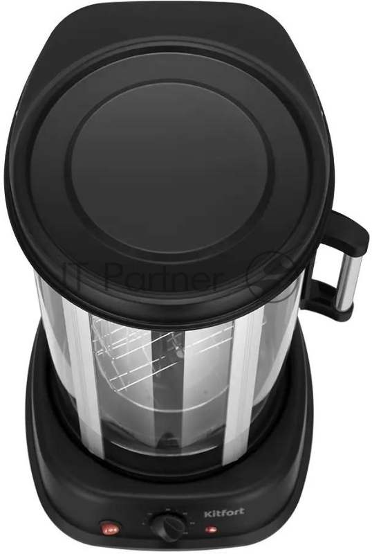 Шашлычница электрическая Kitfort КТ-1411 1500Вт серебристый/черный