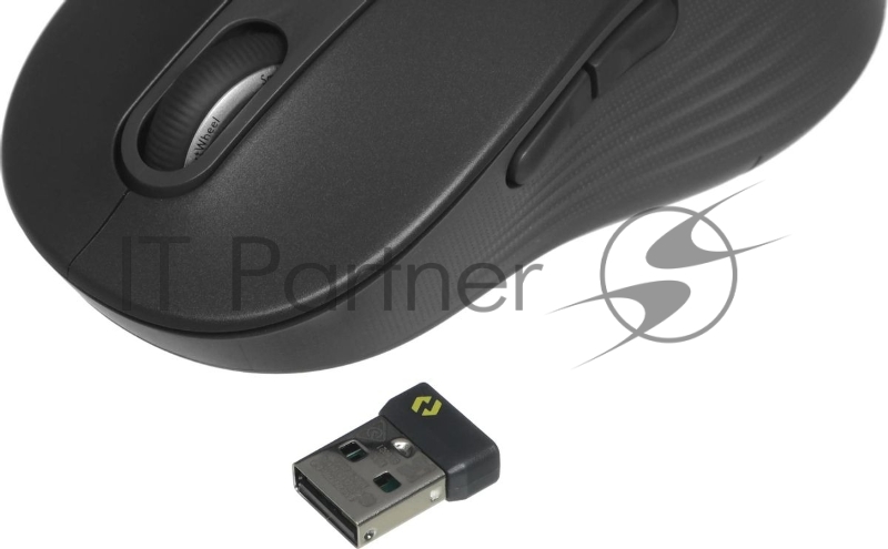 Мышь Logitech M650 L черный оптическая 4000dpi беспров. BT/Radio USB (910-006350)