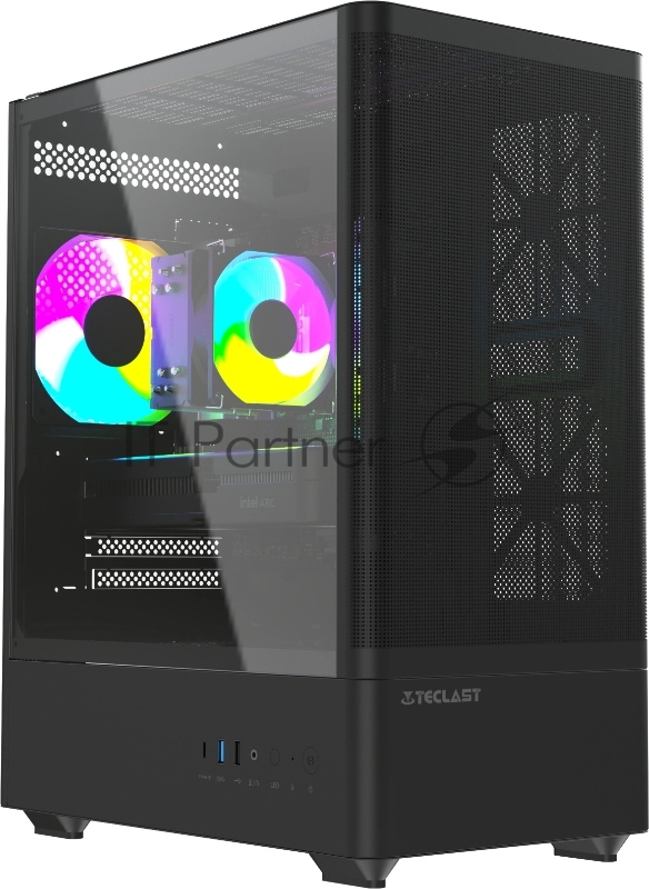 Компьютер Teclast G03 Core Ultra 5 225F (3.3) 32Gb SSD1Tb Arc B580 12Gb Windows 11 Pro GbitEth WiFi BT 400W черный (G03 225F32G1TB580BKRU)