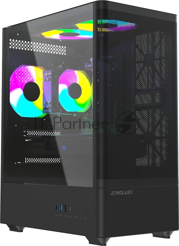 Компьютер Teclast G03 Ryzen 5 9600X (3.9) 32Gb SSD1Tb RTX5070 12Gb Windows 11 Pro GbitEth WiFi BT 750W черный (G03 9600X32G1T5070BKRU)