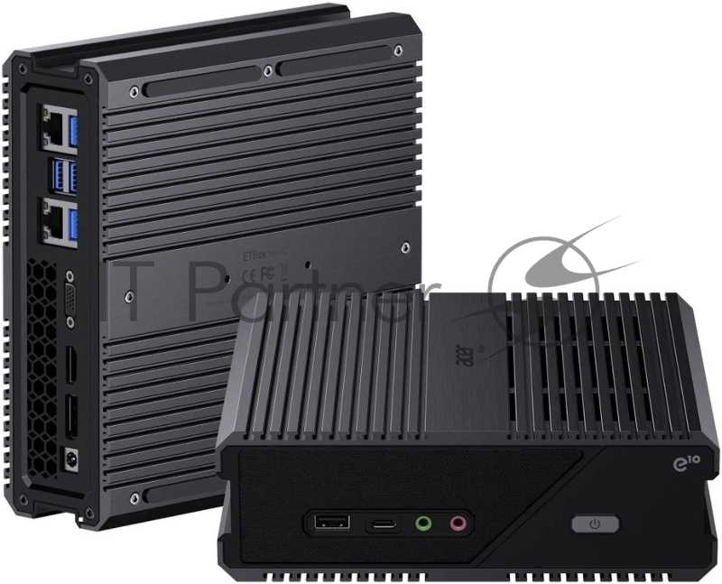 Неттоп Acer Gadget E10 ETBox i7 13620H (2.4) 16Gb SSD512Gb UHDG Windows 11 Pro 2.5xGbitEth+1xGbitEth WiFi BT 120W черный