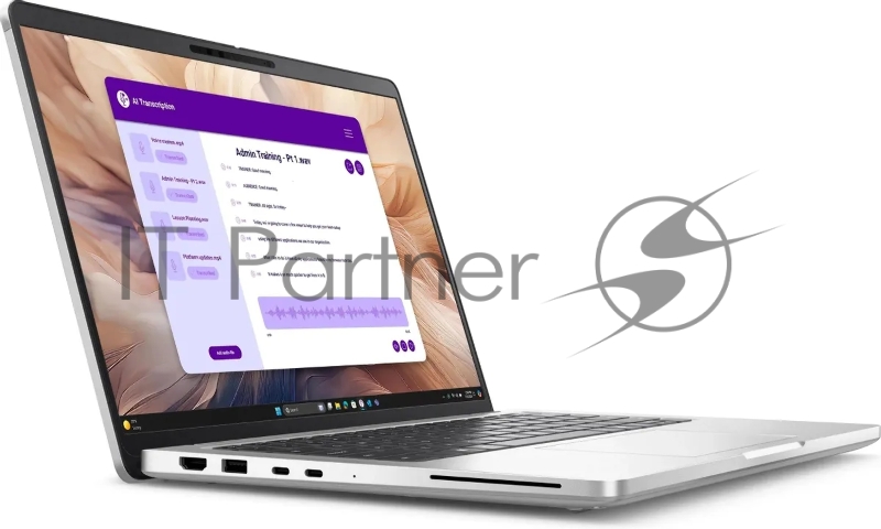 Ноутбук Dell Pro 14 Plus Core Ultra 7 265U 16Gb SSD1Tb Intel Graphics 14 IPS FHD+ (1920x1200) Linux grey WiFi BT Cam (PRO14PL-5655)