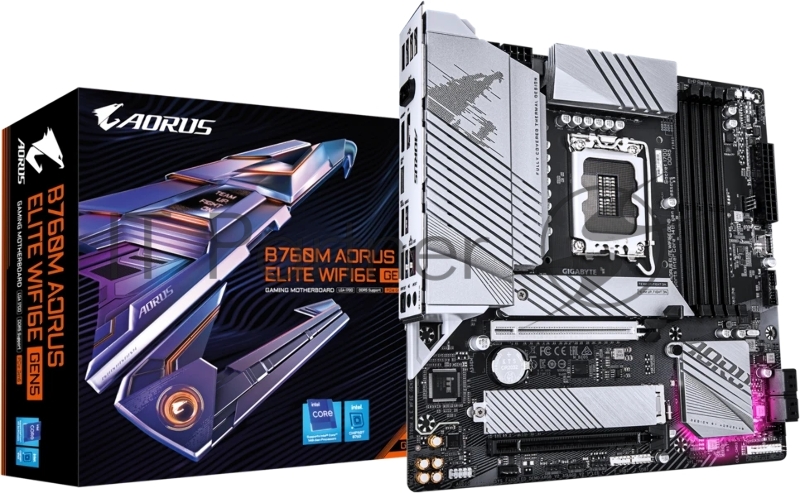 Материнская плата Gigabyte B760M AORUS ELITE WIFI6E GEN5,